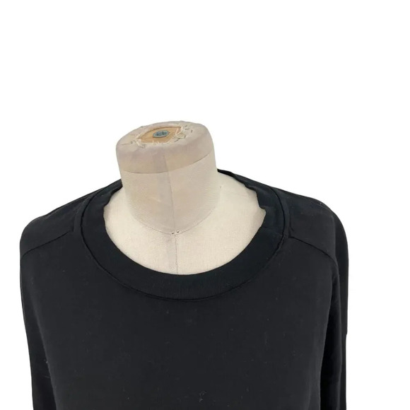 Electric & Rose Black Long Sleeve Cotton Crew Neck Tee Shirt Size Medium - Picture 2 of 9